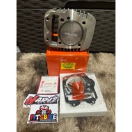 Pitsbike 68mm block assy +4mm sleeve For Wave125 | Xrm125 flat piston complete set