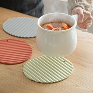 日本霜山 多用途立體波浪加厚矽膠隔熱墊/鍋墊-多色可選