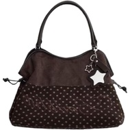 Beg Tote Y2K Gyaru Pink Beg Bahu Comel Estetik Beg Tangan Perjalanan untuk Wanita Pakaian Y2K Gyaru