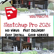 Sketchup 2026 for windows/ Sketchup 2025 for MAC - Enscape + V-Ray - Full Version - Lifetime