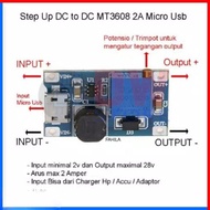 Modul Step Up Micro USB MT3608 Step Up Adjustable DC to DC Module Micro USB MT 3608