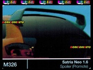 M326 Proton Satria Neo 1.6 Top Fiber Spoiler (Promote) Body kit Bodykit