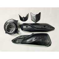 VISION 2014-2020 (bộ 5 món ốp CARBON pô e + che pô + quạt gió + mỏ dè trước + đuôi dè sau)