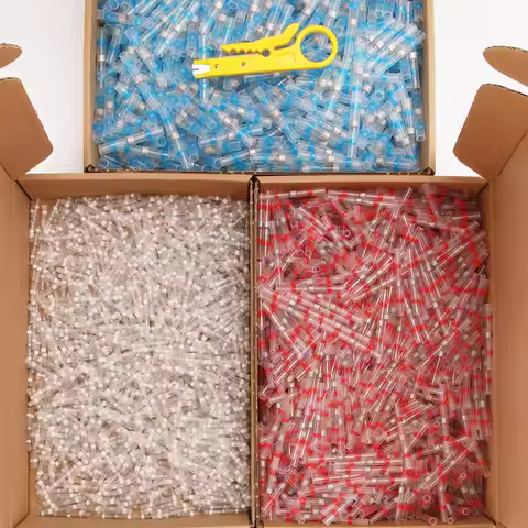 Heat Shrink Connectors Sleeve Tube Terminals Electrical Butt Splice Wire Connector Splice Solder Ins