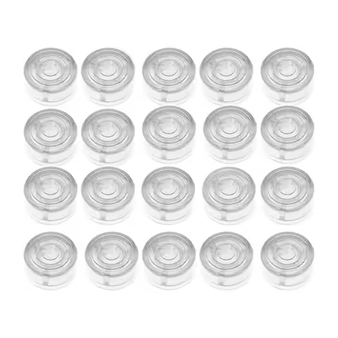 20PCS/Set Guitar Effect Pedal Footswitch Toppers Foot Nail Cap Protection Cap for Guitar Effect Peda