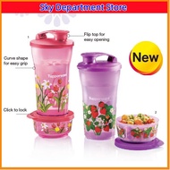 New SKY Quench & Snack Set Water Bottle Kids Bottle Container 800ml / Snack Dessert Bowl 200ml