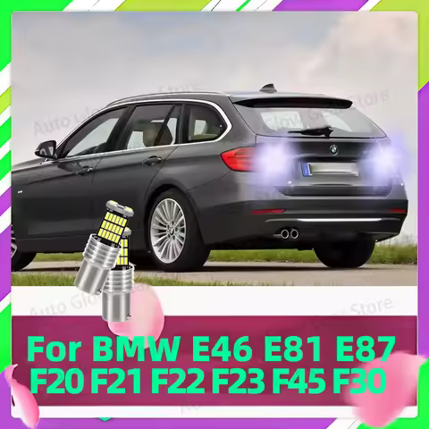 2x Car LED Reverse Backup Light For BMW 1 2 3 Series E46 E81 E87 F20 F21 F22 F23 F45 F46 F30 F35 F31