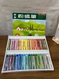 百元商品6件免運費 雄獅 粉蠟筆 36色 美術課 繪畫 彩色筆 SIMBA LION OIL PASTELS 36 colors 全新久放