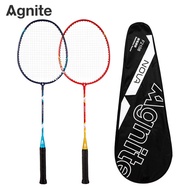 Deli Angnet F2108 Raket Badminton Pusingan Ganda Campuran Raket Badminton 2 Pek Raket Badminton Pasa