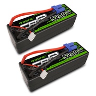 OVONIC 3S Lipo Battery 50C 5200mAh 11.1V Lipo Battery with EC5 Connector for Arrma 1/5 1/8 1/10 RC C