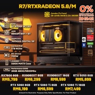 AMD Ryzen 7 8700F PC GAMING PACKAGE 16GB DDR5 1TB SSD NVIDIA RTX AMD RADEON 700W JONSBO D200