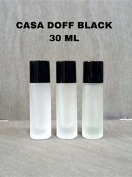 Botol Parfum Casa doff tutup hitam 30ml