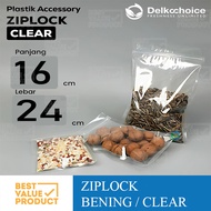 Plastic Clip Accessories BENING 16x24 Snack/ Lay Bag Zip Ziplock Clear Transparent Powder/ 16 x 24