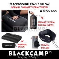 Blackdog Pillow Automatic Inflatable Outdoor Camping Sponge Travel Memory Form Bantal Khemah