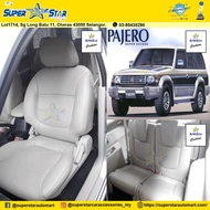 Superstar Cushion Mitsubishi Pajero V44 mario Leather Seat Cover