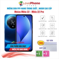 PPF-NANO Meizu Mblu 22 - Mblu 22 Pro self-healing scratch-resistant screen protector - Lovephone