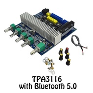 บอร์ด Power Amplifier Subwoofer TPA3116เครื่องขยายเสียงพลังเสียง5.0บลูทูธ2.1ช่องพลังสูง