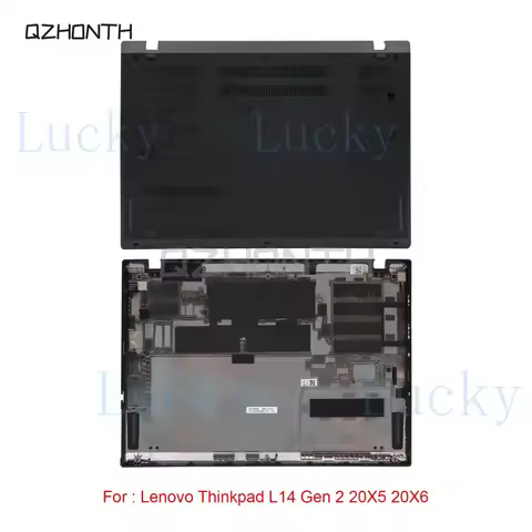 f New For Lenovo Thinkpad L14 Gen 2 20X5 20X6 Bottom Case Base Cover (Black) 14"