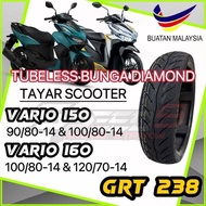 2026} GRT TYRE SCOOTER VARIO BUNGA DIAMOND GRT 238 MAXXIS 70/90-14 80/90-14 90/80 100/80 110/80 140/