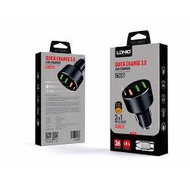 LDNIO C703Q 3 IN 1 INTELLIGENT QUICK CHARGE 3.0 CAR CHARGER