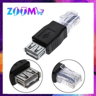 ETHERNET RJ45 MALE TO USB FEMALE CONNECTOR CONVERTER ADAPTER