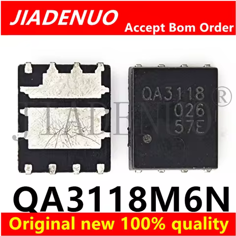 (5-10pcs)100% original New QA3118M6N printing silk QA3118 QFN8 double N channel 30V 63A 115A Chipset