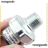 ROSEGOODS1 Air Pressure Switch, Silver 70-100 PSI Air Compressor, 100000 recyclable times 1/4" NPT Male Thread 24V 12V Pressure Pressure Switch Air box