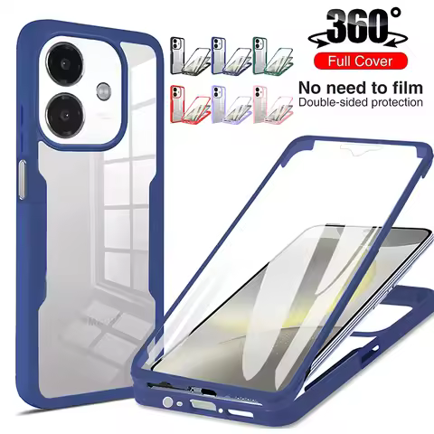 For Oppo A3 A3X 4G 5G Case 360 Full Shockproof With Clear Screen Back Cover for Oppo A3X A 3 Camera 