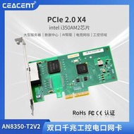 CEACENT AN8350-T2V2 雙口千兆網卡電口intel i350AM2芯片網卡