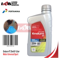 Pertamina Enduro 4T 1 Liter 20w50 Oli Motor Mobil