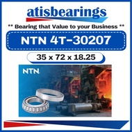 NTN 4T-30207 ( 35 x 72 x 18.25 ) 100% ORIGINAL Made In JAPAN Tapered Roller Bearings 4T 30207