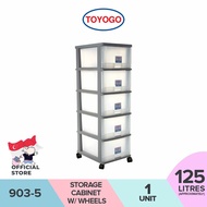 Toyogo 903-5 903-4 Plastic Storage Cabinet / Drawer With Wheels