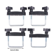 4 PCS Car Roof Rack Basket U-Bolt Clamps Mounting Fitting Kit Universal Luggage Frame Fixing Clip
