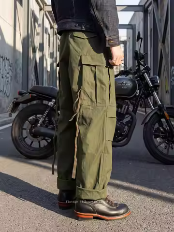Red Tornado Repro Army M-65 Field Pants Vintage Military Style Men's Cargo Pockets Tactical Trousers
