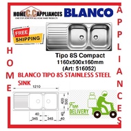 BLANCO TIPO 8 S STAINLESS STEEL SINK