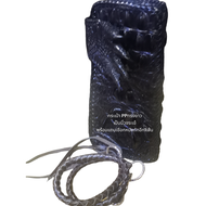 ZenZa Fashion กระเป๋าPPยาวเป็นนิ้วเท้าจระเข้สีดำ