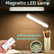 Desk Rechargeable LED Lamp USB Table Lamp Remote Control Magnetic Study Reading Light Office Cabinet