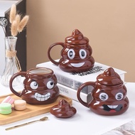Cute Poop Mug Funny Ceramic Poop-Shaped Cup Prank Poop Cup Unique Quirky Poop Cup Birthday Gift888 8