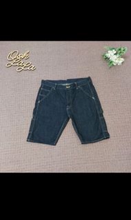 Carhartt 型男必備 原藍 牛仔短褲 男5分短褲 男丹寧短褲 32 九成新