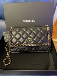 Chanel WOC / Chanel wallet on chain (Chanel 香奈兒最新款黑金扣小手袋/經典鏈條包/手拿包/晚妝包）