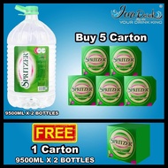 BUNDLE OF 5 CARTONS : SPRITZER MINERAL WATER 9500ML x 2 BOTTLES