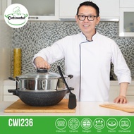 WOK Non-Stick Frying Pan + STEAMER Continental (36 cm) Non-Stick CW-236