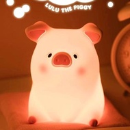 lulu豬 罐頭豬 豬仔 小豬 小夜燈 檯燈 擺設 擺件 裝飾 公仔 生日禮物 送禮