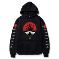 Hoodie Anime Naruto Hoodies Men Women Cool Uchiha Streetwear Pullover Hoodie Sweatshirt MH211