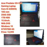 Acer Predator G9-592Gaming LaptopCore i5-6300HQ