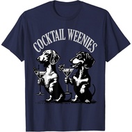 Cocktail Weenies Dachshund Martini Cocktail Lover Dachshund Unisex T-Shirt
