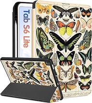 Kidcube for Samsung Galaxy Tab S6 Lite Case 10.4 Inch 2022/2020 Women Girls Cute Folio Cover with Pencil Holder Girly Butterfly Teens Design Auto Wake/Sleep Stand Tablet Cases SM-P610/P613/P615/P619