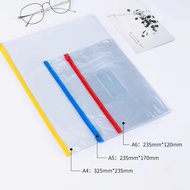 🇲🇾 Waterproof Transparent PVC Zipper Bag ( A6/A5/A4 ) Document Bag 透明防水拉链袋 / 文件袋