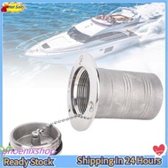 phoenixshop GLOGLOW 50mm 2in Stainless Steel Marine Yacht Speedboat RV Fuel Deck Filler with Mirror 