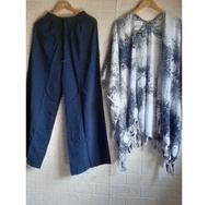 SET OUTER AKAR DAN CELANA KULOT POLOS